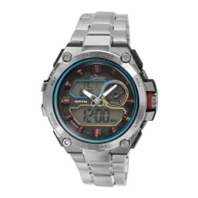 Relógio Condor Masculino Neon CO1161A/3K - Prata R$100