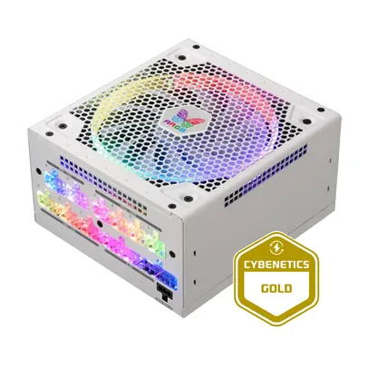 Fonte Super Flower LEADEX III ARGB 850W, 80 Plus Gold, White, PFC Ativo, Full Modular