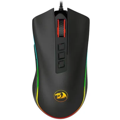 Mouse Gamer Redragon Cobra M711 RGB 10000DPI 7 Botões Pixart PMW3325 - Preto