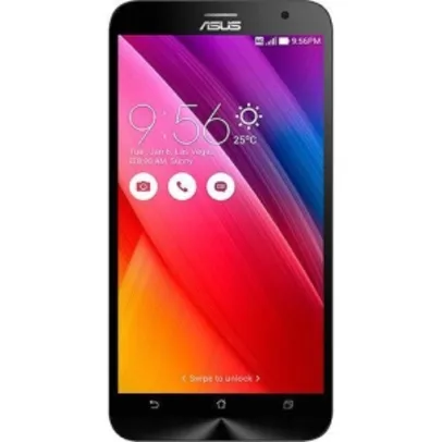 [Submarino] Asus Zenfone 2 Dual Chip Android Tela 5.5" 32GB Câmera 13MP Wi-Fi 3G 4G - Preto