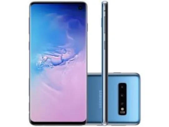 Smartphone Samsung Galaxy S10 128GB Azul 4G | R$2.699