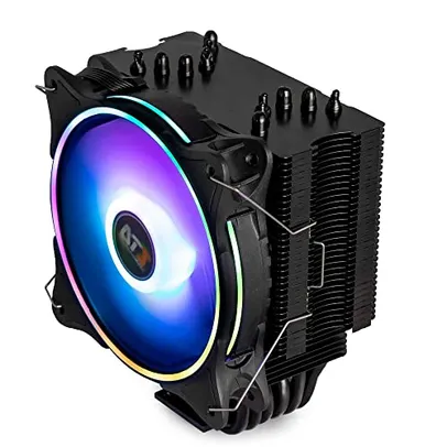 Saindo por R$ 99,9: Cooler de Processador DT3 Wolf120 ARGB Sync Pro, 6 tubos dissipadores, cabo 3P ARGB, Socket Intel até LGA 1200, Socket AMD até AM4 | Pelando