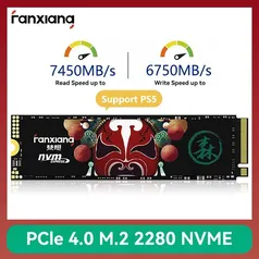 [Moedas R$ 332] SSD Fanxiang 1TB, M.2 NVMe, GEN4, 7.500MB/s 