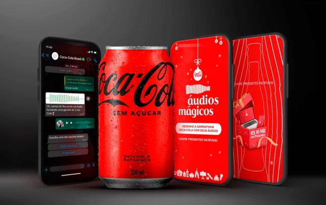 Áudio Mágico Coca Cola - Ganhe R$ 40 no Ifood e concorra a prêmios de até R$ 10 Mil