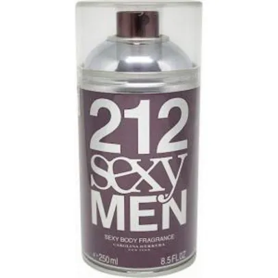 Body Spray 212 Sexy Men Masculino Carolina Herrera 250ml - Incolor - R$90