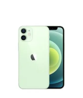 iPhone 12 Apple 64GB Verde, Tela Super Retina XDR de 6.1”, iOS, Câmera Traseira Dupla 12MP MGJ93BZ/A R$5759