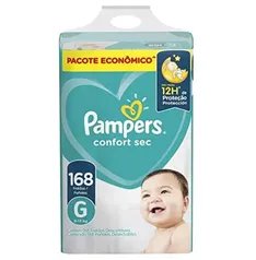 [REC] Fraldas Pampers Confort Sec G 168 Unidades, Pampers