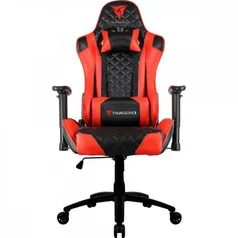 Cadeira Gamer TGC12 Preta/Vermelha THUNDERX3 | R$1.329