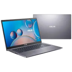 Notebook Asus, Intel CoreT i5 1035G1, 8GB, 512GB ssd, Tela de 15,6, Cinza - X515JA-EJ1045T