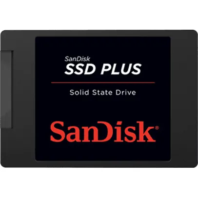 SSD Sandisk Plus, 240GB, SATA, Leitura 530MB/s, Gravação 440MB/s, SDSS