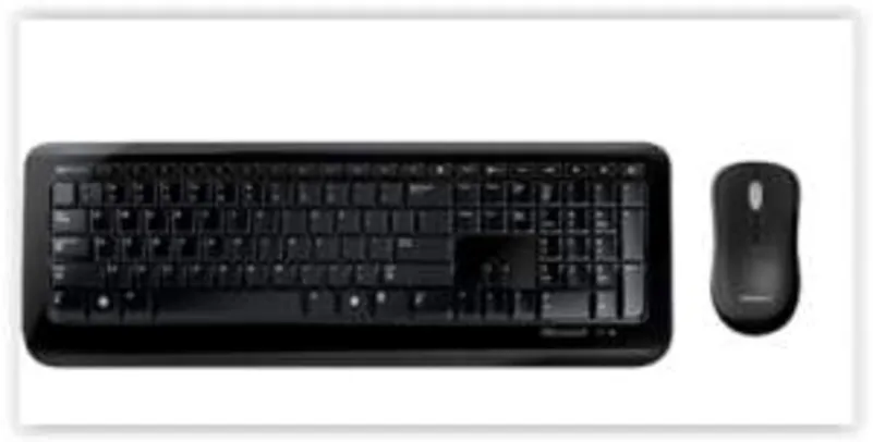 [Submarino] Kit Teclado e mouse Wireless Desktop 800 - Microsoft por R$ 80