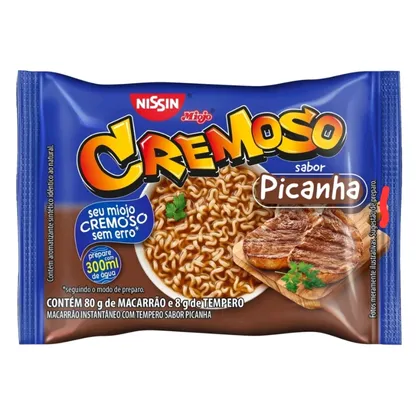 Macarrão Instantâneo Nissin sabor Picanha 