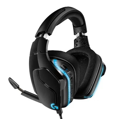 Headset Gamer Logitech G635 7.1 Dolby Surround RGB LIGHTSYNC, Drivers Avançados, PC, PlayStation, Xbox, Nintendo Switch - 981-000748