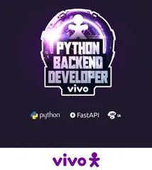 Vivo + DIO | 10 mil bolsas para Coding The Future Vivo - Python AI Backend Developer