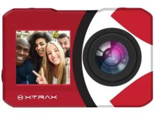 [APP - CLUBE DA LU] Câmera de Ação XTrax Selfie 16MP Visor 2” - Panorâmica Filma em 4K Wi-Fi