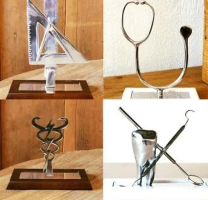 [PRIME] Decoração Escultura de Mesa - Profissões Diversas + A partir de R$ 32,31
