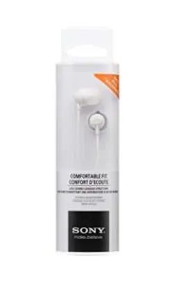 [PRIME] Fone de Ouvido Intra-Auricular MDR-EX15LP, Sony, Branco | R$36