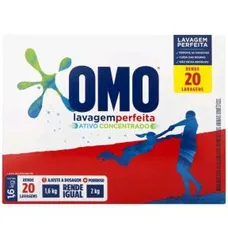 [App | Leve 4 pague 3] Sabão em pó Omo Lavagem Perfeita - 1,6kg | R$11 cada