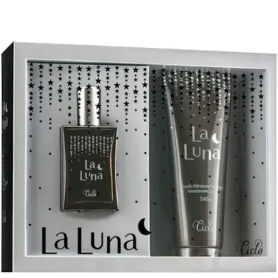 Conjunto La Luna Ciclo Cosméticos Feminino - Deo Colônia 50ml + Loção Hidratante 240ml