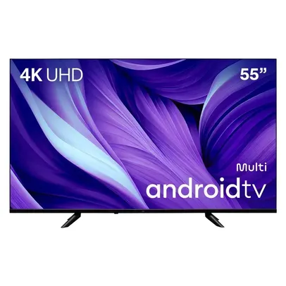 (AME 1551,82) Smart TV DLED 55" 4K Multi Android, 4 HDMI, 2 USB - TL057M