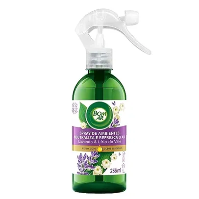 [Leve 4 Pague 3 R$40,53] Bom Ar Spray de Ambientes Lavanda 236ml