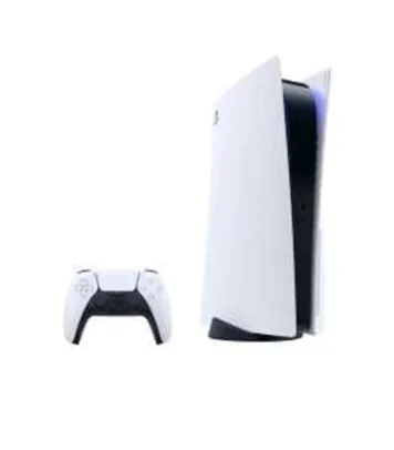 Console Playstation 5 Digital Edition 825GB SSD + Controle Sem Fio DualSense - Branco | R$4199