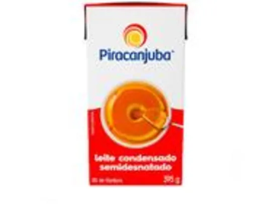 [Leve 5 Pague 4]Leite Condensado Semidesnatado Piracanjuba 395g