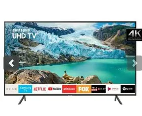 TV LED 55" Samsung Smart TV RU7100 4K | R$2.327