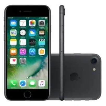 iPhone 7 32GB Preto Matte Tela 4.7" iOS 10 4G Câmera 12MP - Apple - R$ 2639