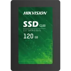 Memória SSD Hikvision C100, 120GB, Sata III, Leitura 550MBs e Gravação 420MBs, HS-SSD-C100/120G