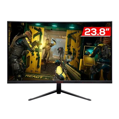 Monitor Gamer Pichau Athen V2, 23.8 Pol., va, Curvo, Full HD,1ms,165Hz, FreeSync, HDMI/DP, PG-ACV24-