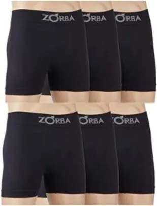 Zorba Kit 6 Cuecas Boxer sem Costura Masculino | R$80