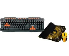 Combo Gamer: Mouse 2.400 DPI + Teclado + Mousepad - R$52.79