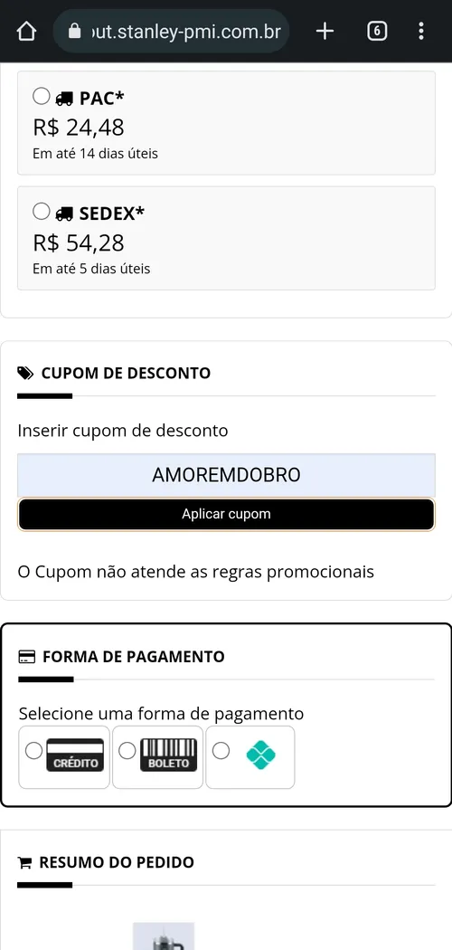 Imagen na descrição da promoção