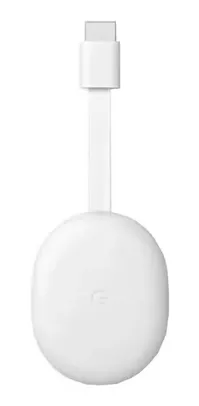 Google Chromecast with Google TV de voz 4K 8GB snow com 2GB de memória RAM