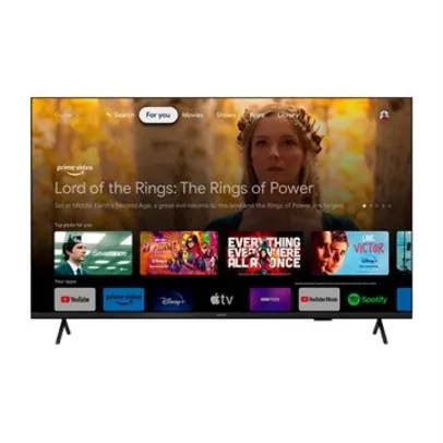 Smart TV DLED 43" Philips 43PUG7408/78 | 4K UHD com Wi-Fi, com 2 USB, 3 HDMI, 60Hz