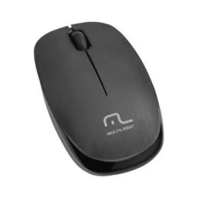 Mouse USB Multilaser Sem Fio 2,4ghz 1200dpi Preto Mo251 - R$9