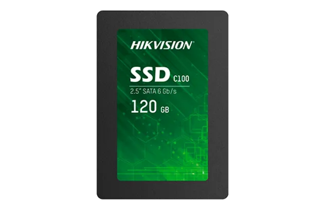 SSD Hikvision C100, 120GB, Sata III, Leitura 550MBs e Gravação 420MBs, HS-SSD-C100/120G