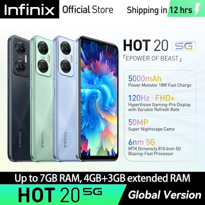 Smartphone Infinix Hot 20 - 4gb+128gb | Global Version NFC