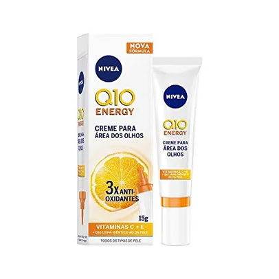 REC PRIME Creme Antissinais Contorno dos Olhos Nivea Q10 Plus C 15Ml, 