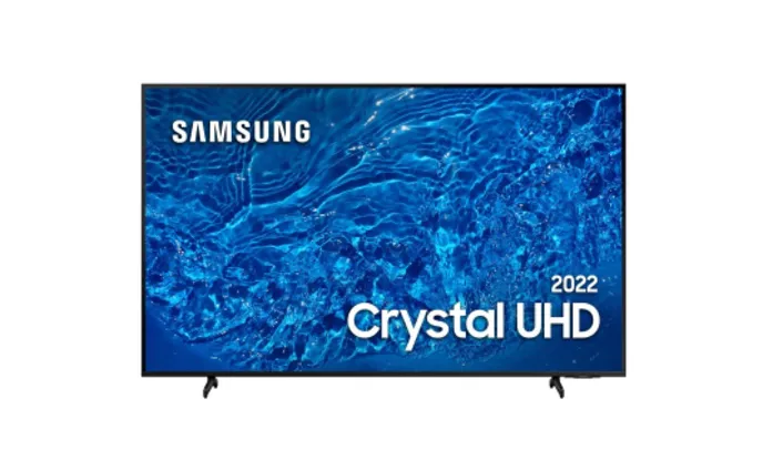 Smart TV Samsung 65" Crystal UHD 4K UN65BU8000GXZD 2022 Dynamic Crystal Color Design Air Slim