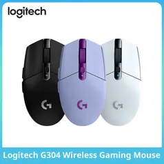 Mouse gamer sem fio Logitech G304 com botões programáveis