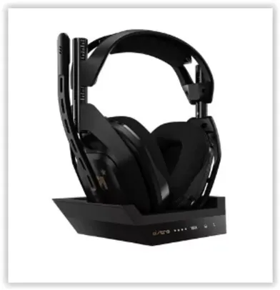 Headset Gamer Sem Fio Astro A50 + Base Station Gen 4 com Áudio Dolby Atmos para Xbox Series, Xbox One, PC, Mac - Preto - 939-001681