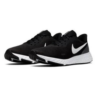 Tênis Nike Revolution 5 Masculino - Preto e Branco R$195