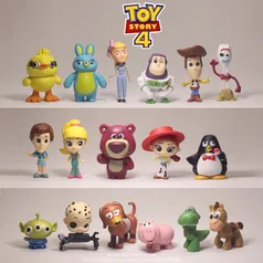 Kit 17 pç Disney Toy Story 4 - figuras de ação, 5cm