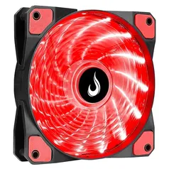 Cooler FAN Rise Mode Wind W1, 120mm, LED Vermelho - RM-WN-01-BR