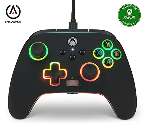 PowerA Spectra Infinity Enhanced Wired Controller for Xbox Series X|S, Gamepad, Wired Video Game Controller, Gaming Controller, Xbox One, Officially L