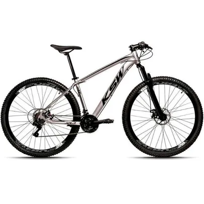 Bicicleta 29 KSW XLT 21V Câmbios Shimano Freio a Disco Quadro Alumínio MTB