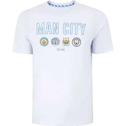 Camiseta do Manchester City Masculina Evolução