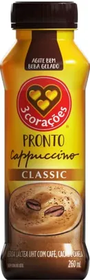 Cappuccino Pronto Classic 3 Corações 260ML